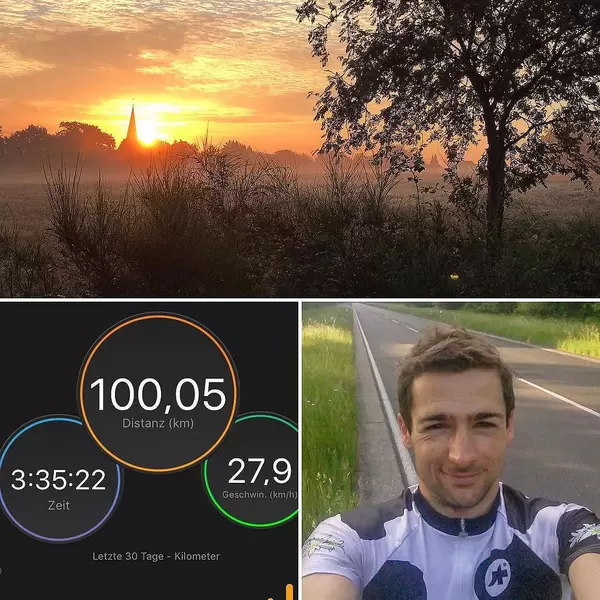 Do you like the Miracle Morning so much as I do? #earlybird #imwiesbaden #im703wiesbaden #triathlontraining #happy #morning #dawn #sun
