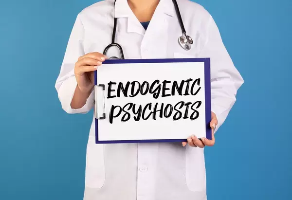 Doctor holding clipboard with Endogenic Psychosis text