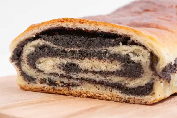 Domestic traditional Poppy Seed pie