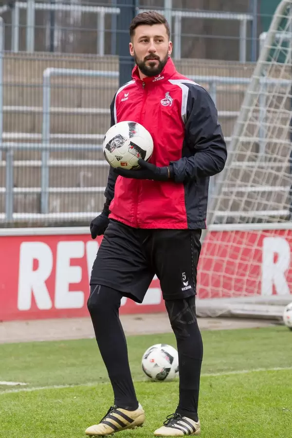 Dominic Maroh nach dem Training