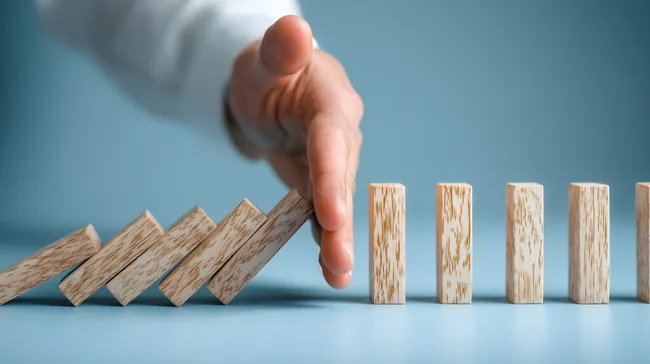 Dominosteine als Instrument für Krisen- und Risikomanagement