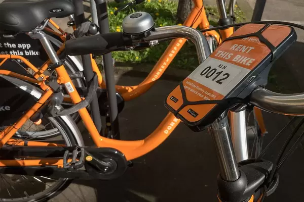 Donkey Republic bikes to rent in cologne