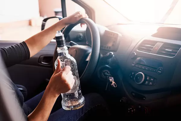 Don't drink and drive concept