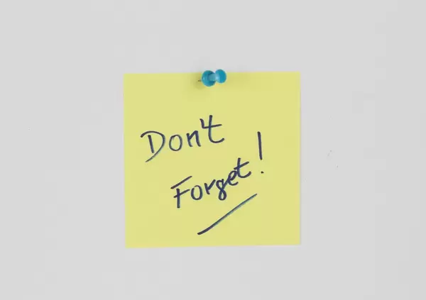 Don't forget reminder