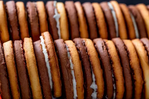 Double layer cookies