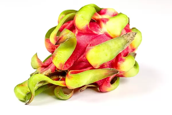 Dragon fruit or Pitaya on white background