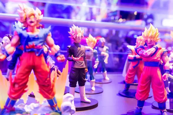 Dragonball Fighter Z action figures - Gamescom 2017, Cologne