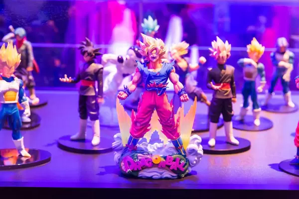 Dragonball Fighter Z Son Goku Super Saiyan action figure - Gamescom 2017, Cologne
