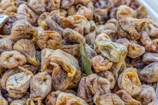 Dried figs on marketplace