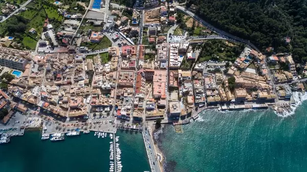 Drohnenfoto von Puerto de Andraitx, Mallorca