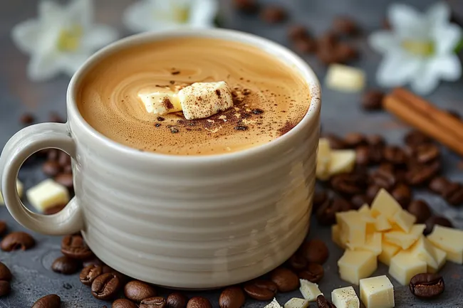 Duftender Kaffee mit Marshmallow und Gewürzen