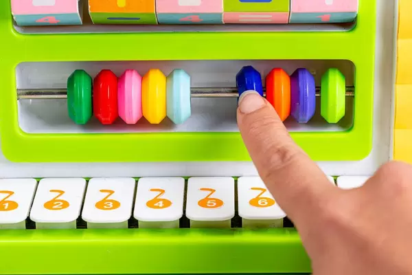 Educational plastic multi-colored toy for children