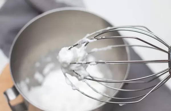 Egg White with Whisk Close  Up  Flip 2019