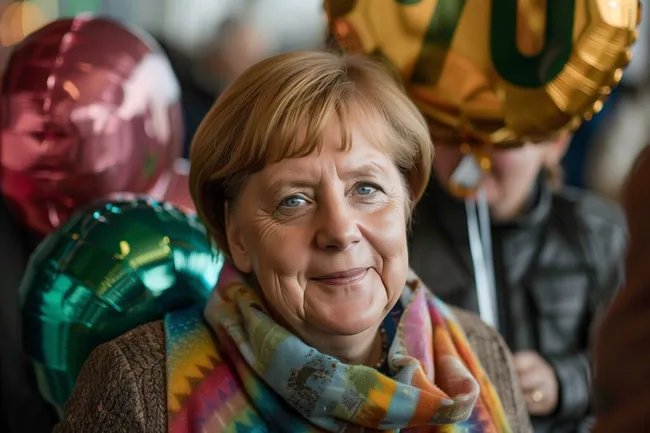 Ehemalige Bundeskanzlerin Angela Merkel bei einer Feier