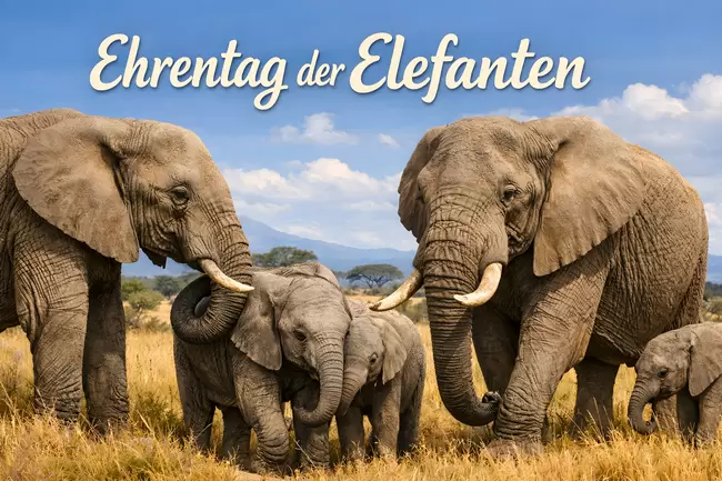 Ehrentag der Elefanten am 22. September