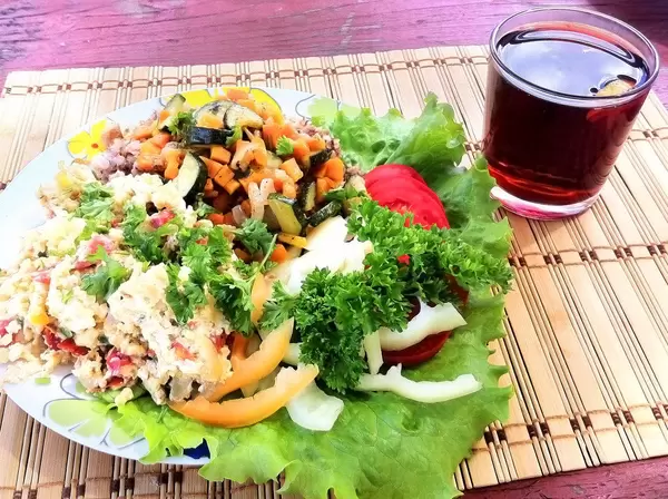 Ein herzhaftes Frühstück für den Bergsteiger