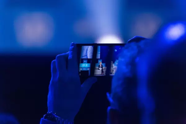 Ein Schnappschuss mit dem Smartphone