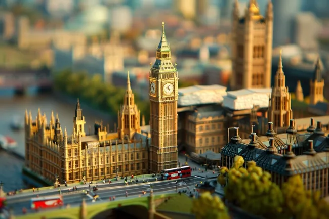 Eindrucksvolle Silhouette des Londoner Big Ben und Houses of Parliament