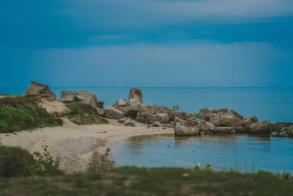 Eine Bucht an der Ostsee