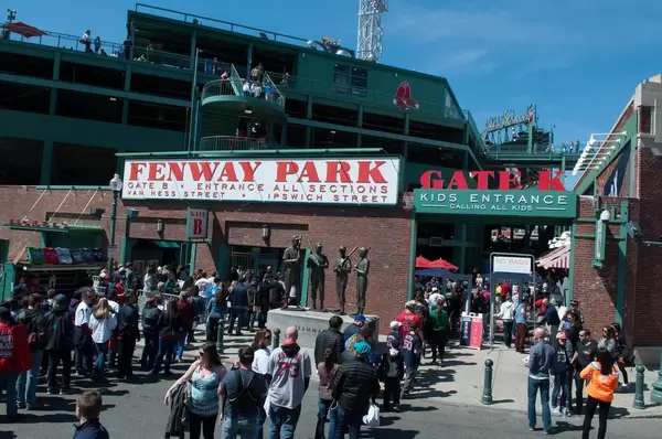 Eingang zum Fenway Park in Boston, USA