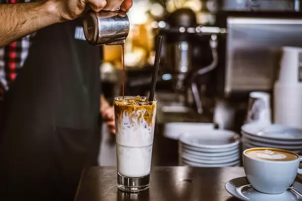 Eiskaffee mit Sahne nach Dubliner Art