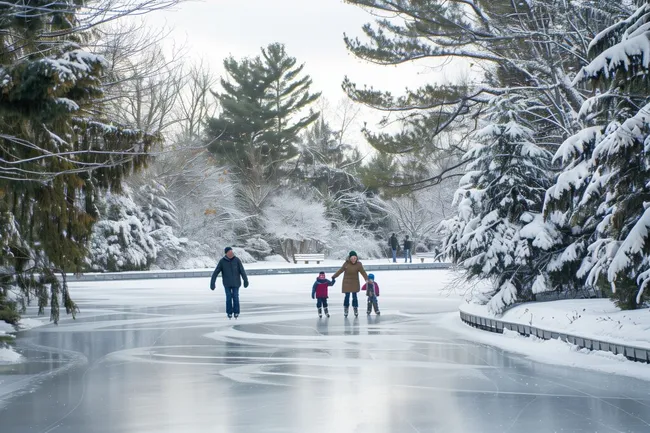 Eiszauber im Winterwald
