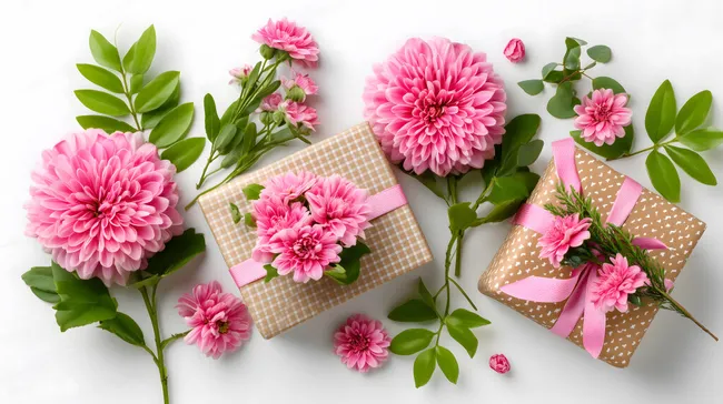 Elegante Blumendekorationen für Muttertag