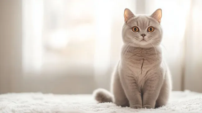 Elegantes Porträt einer britischen Kurzhaarkatze