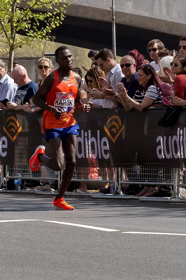 Elite runner Bedan KAROKI - London Marathon 2018