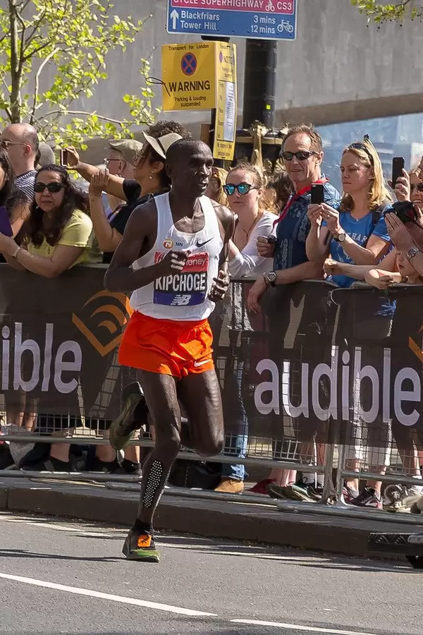 Elite runner Eliud KIPCHOGE - London Marathon 2018