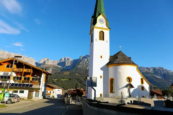 Ellmau church, Erzengel Michael (Flip 2019)