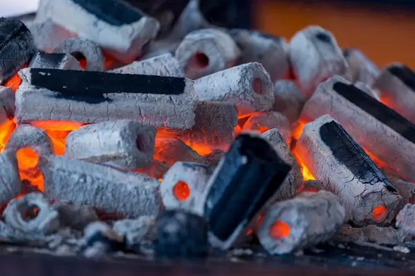 Embers on a huge barbecue at Gamescom 2018