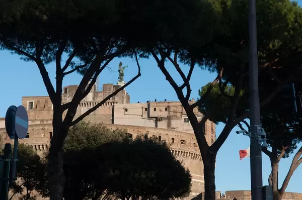 Engelsburg in Rom, Italien