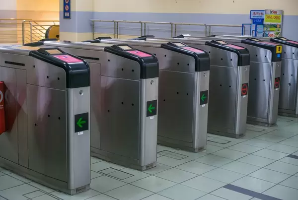 Entrance Gates of Kuala Lumpur Train System