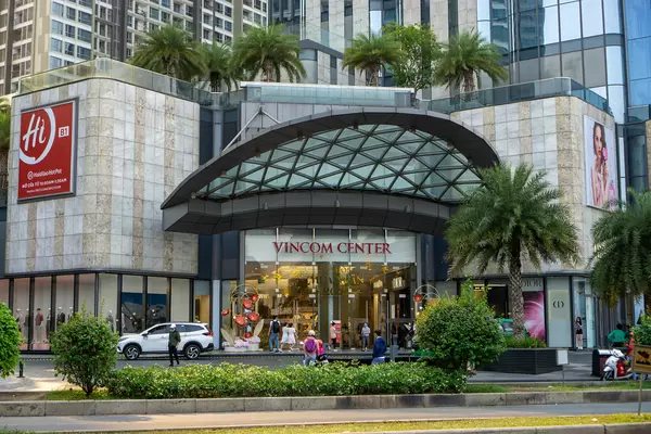 Entrance of Vincom Center Shopping Mall at Landmark 81 Skyscraper in Binh Thanh District of Ho Chi Minh City, Vietnam