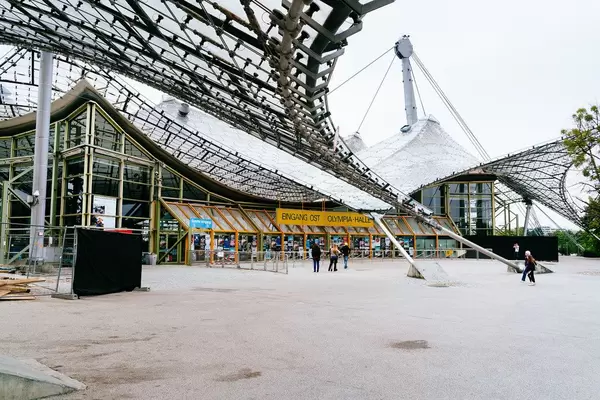 Entrance to the Munich Olympiastadion