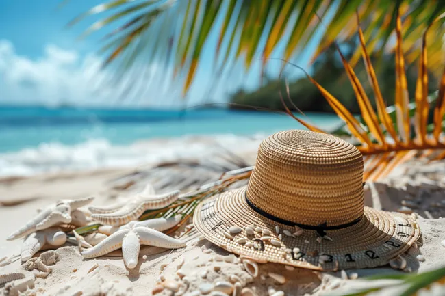 Entspannender Strandmorgen im Tropenparadies