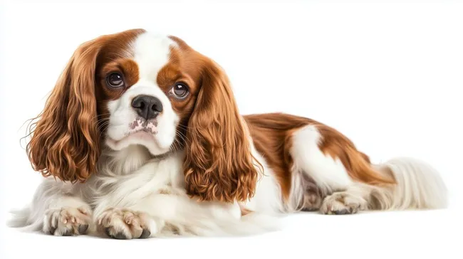 Entspannter Cavalier King Charles Spaniel