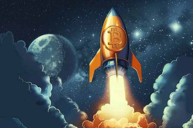 Erfolgreicher Aufstieg der Kryptowährung Bitcoin