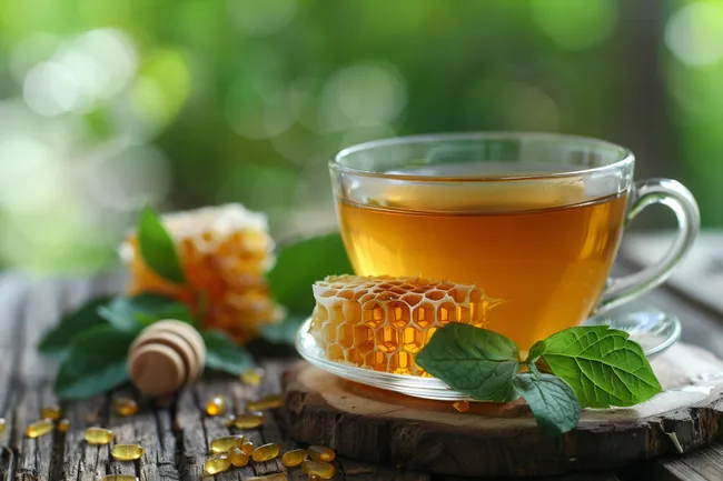 Erfrischender Honiggenuss in der Natur