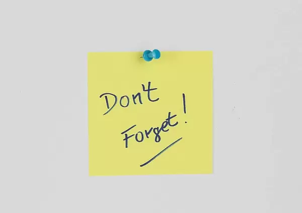 Erinnere dich / Denk daran