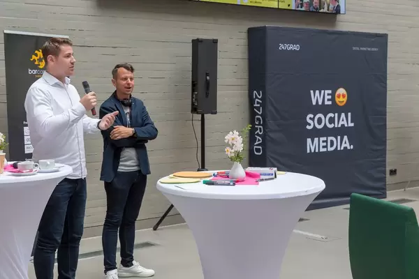 Eröffnung des Barcamps in Koblenz