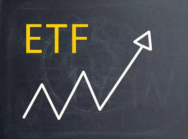 ETF course is increasing on a chalkboard