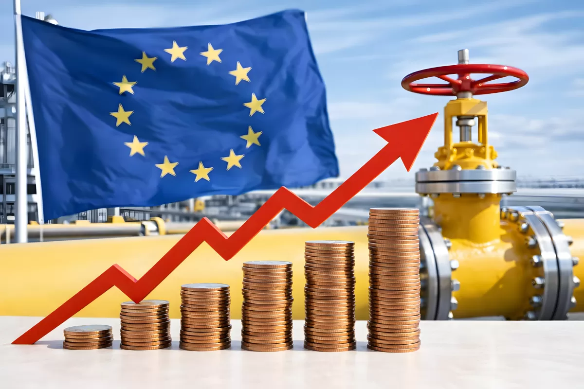 EU-Wirtschaftswachstum mit steigenden Energiepreisen