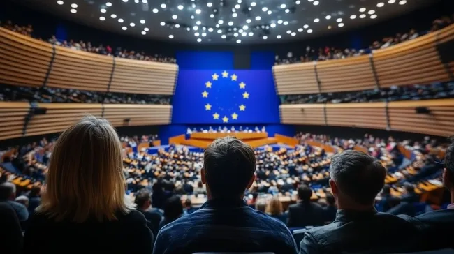 Europäisches Parlament bei Plenarsitzung