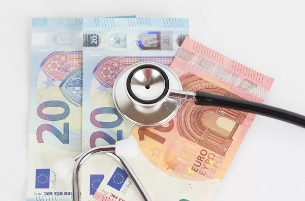 European currency sick concept