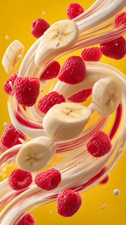 Exotische Früchte in cremigem Joghurt