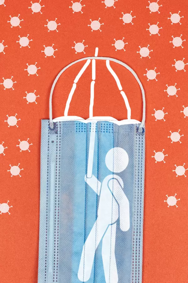 Face mask protecting from Coronavirus