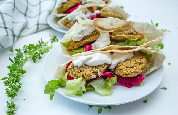 Falafel in a Pita Bread