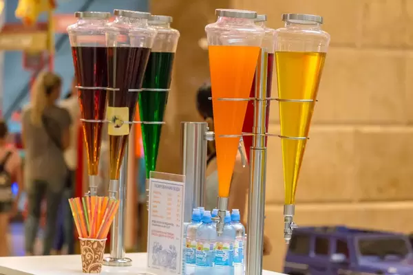 Famous Lagidze Waters soft drinks in Moscow